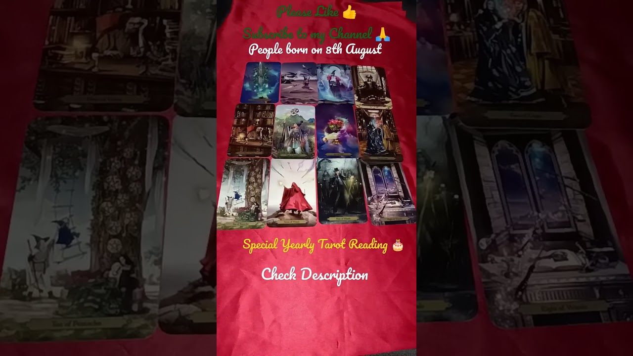 People Born On 8th August Special Yearly Reading For You YouTube People Born On 8th August Special Yearly Reading For You YouTube