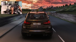 Bmw X5m F85 Evening Drive In County Durham  Assetto Corsa  Thrustmaster Gameplay