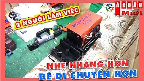 MÁY CẮT UỐN SẮT THỦY LỰC PHI 25 - giao hàng sớm trong sáng cho khách