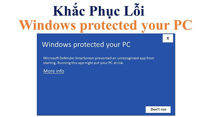 Lap bao lỗi windows 8 your pc has been unprotected