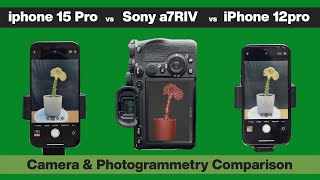 Apple iPhone 15 Pro vs Sony A7R IV Mirrorless Camera FULL Photogrammetry test