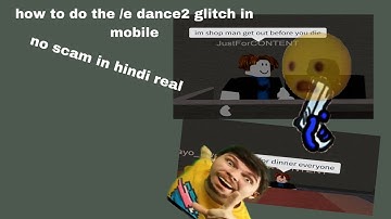 How to do the /e dance2 glitch on mobile | NO SHIFTLOCK! | Roblox