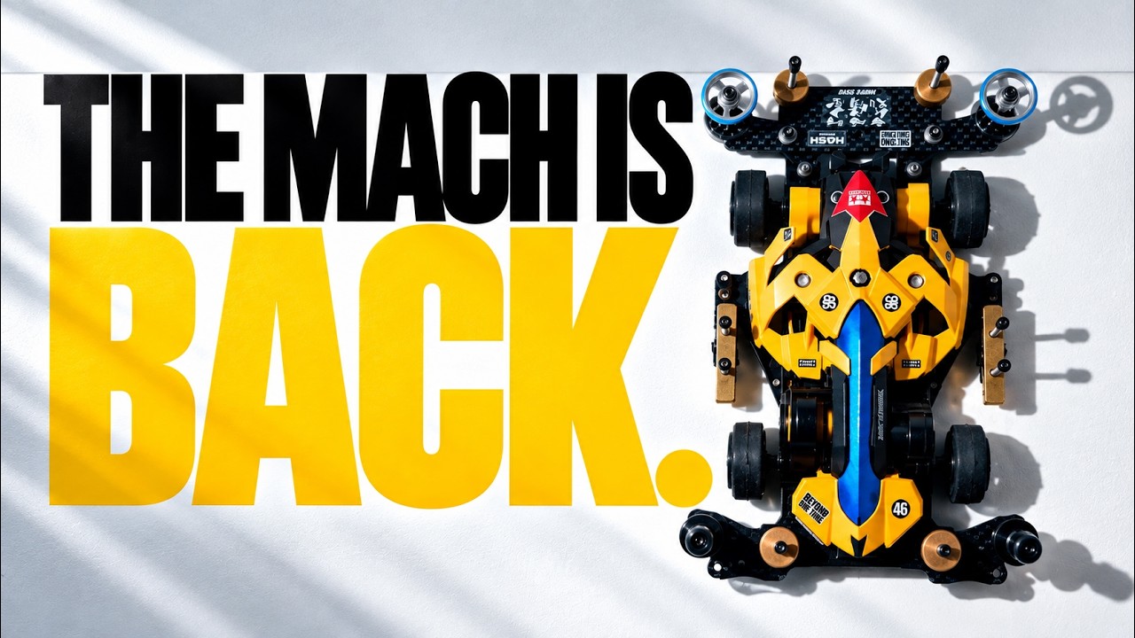 ミニ四駆　ストッククラス　 マッハフレーム ミニ四駆】「4年ぶりのマッハフレーム！ストッククラスNEWマシン完成