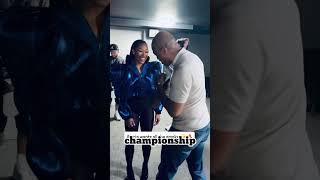 Alycia Baumgardner Is Creating A Gap Nobody Can Close #fightprep #boxingshorts #boxing