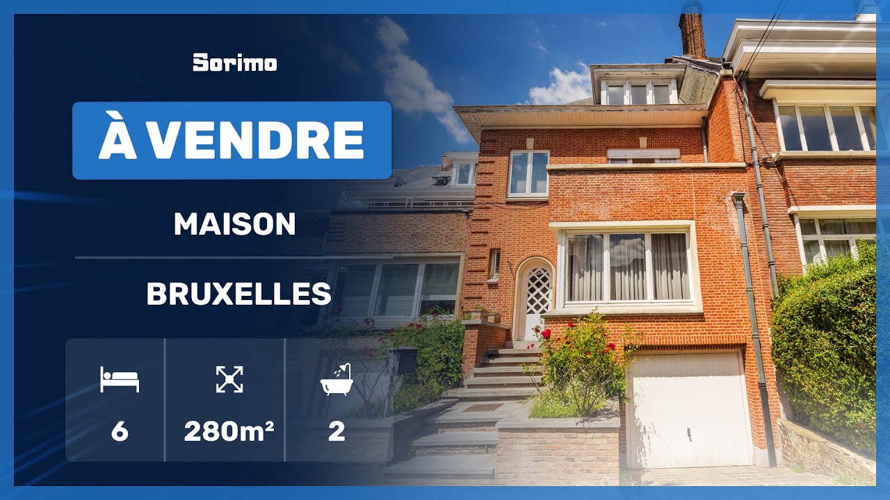 Maison bel étage à vendre à Bruxelles | Hippodrome - Bois de la Cambre | Agence immobilière Woluwe