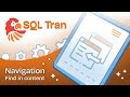 SQL Tran Navigation Find in Content Across Large SQL Projects