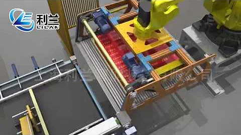 High speed palletizer with robotic formation system