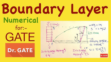 GATE 2019 | Fluid Mechanics | Boundary Layer Theory | Numerical