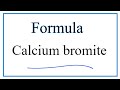 Calcium Compounds and Ionic Charges