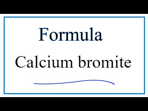 Video: Wat is de formule voor hypobromiet?
