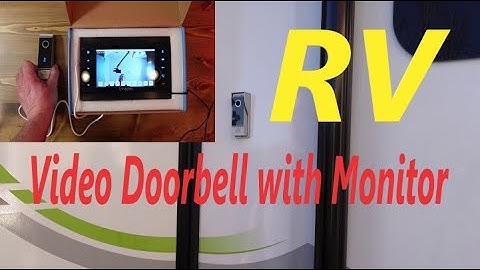 Tmezon Video Doorbell With Monitor for Homes & RVs