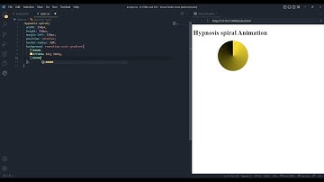 Hypnotic Spiral Animation using HTML and CSS tutorial for beginners #coding #tutorial #css
