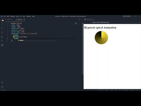 Hypnotic Spiral Animation