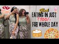 Surviving in just ₹100/- for whole day🤪 | Food Challenge Videos 🍝🍱🍔