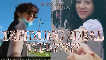 TOP 10 Taehyung IDEAL TYPE || is it jisoo?