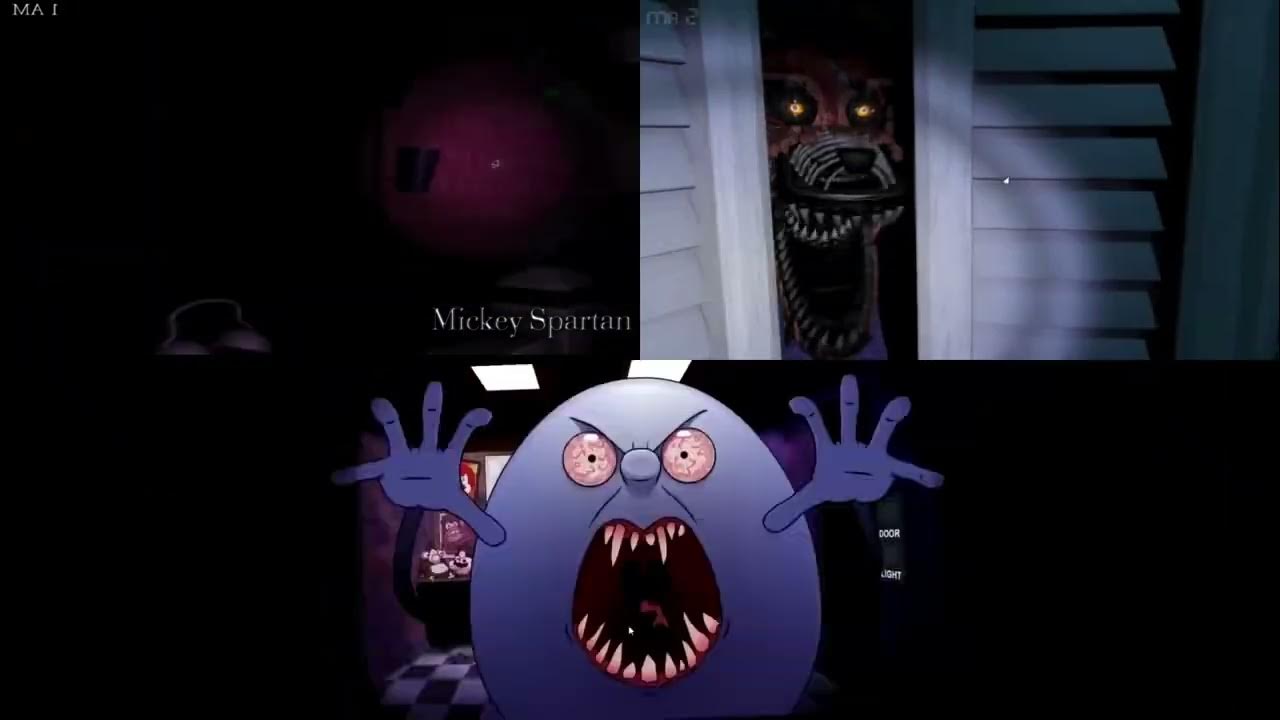 fnaf 4 vs fnac 3 vs onaf 1 and 2 sparta remix YouTube