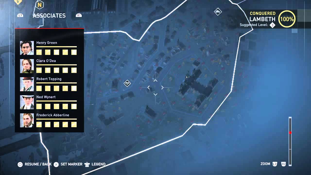 Assassin's Creed® Syndicate In-Game Map detail - YouTube
