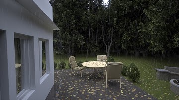 Unreal Engine 5.4 Cinematic - "Afternoon Rainstorm" - a realistic 4K rendered rainstorm scene.