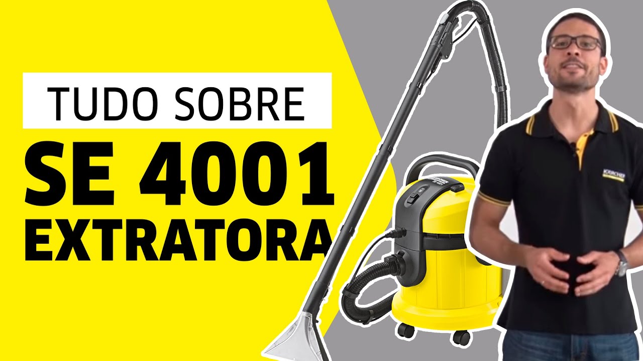 Extratora Kärcher SE 4001 [EPISÓDIO 1] - Visão Geral - YouTube