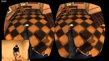 Portable Oculus Rift with Remote Kinect TEST 2 (with body)