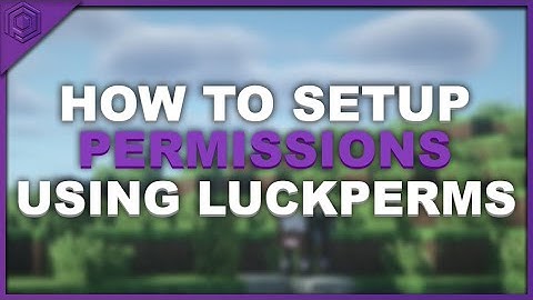 How To Setup Ranks & Permissions On Your Minecraft Server (LuckPerms Tutorial)