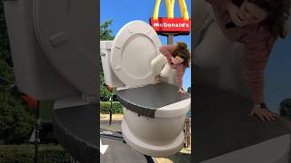 I Cannonballed Into Worlds Largest Toilet Covered In 100 Layers Of Duct Tape At Mcdonalds