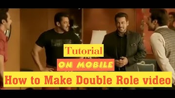 Double Role Video Editing Kinemaster Tutorial