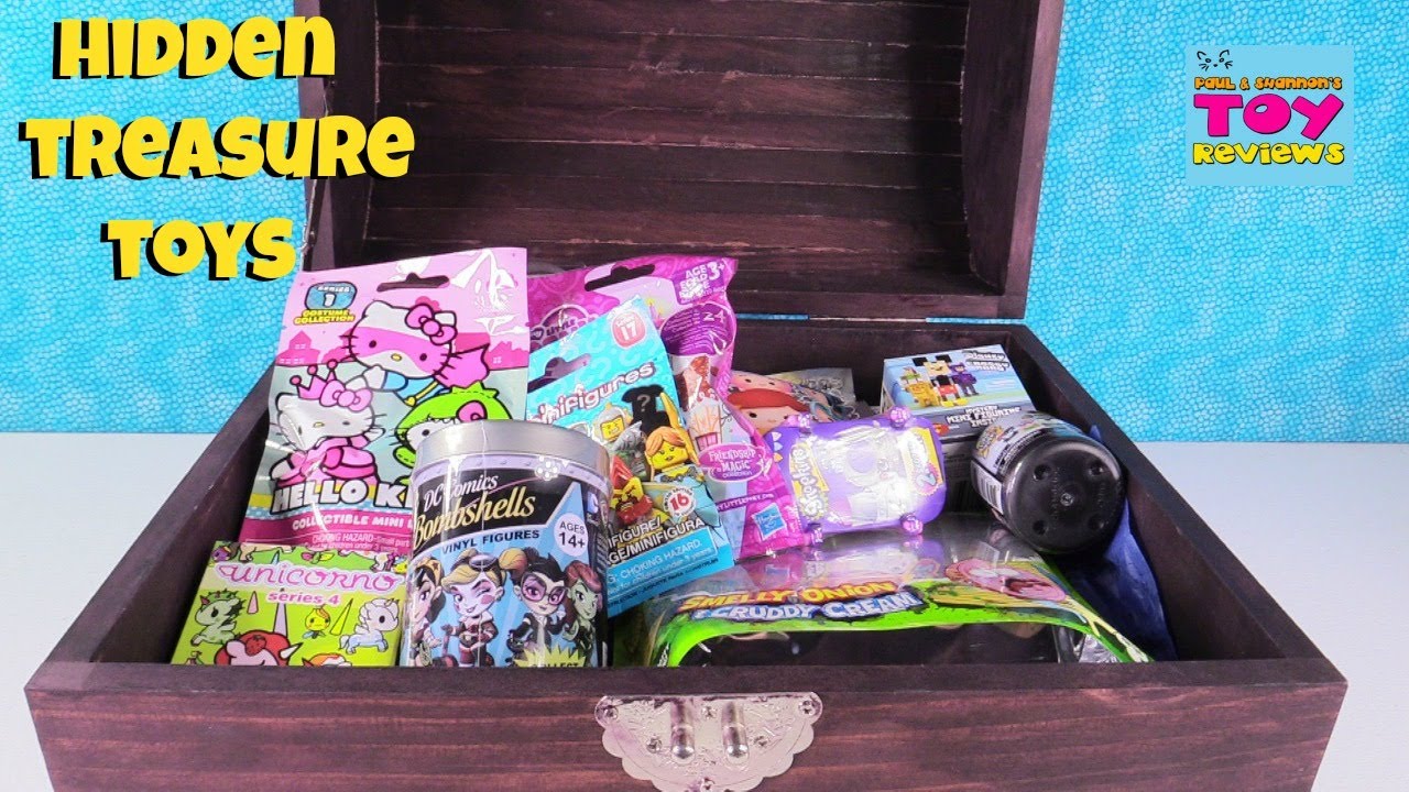 treasure of the elemental trophy Simons Blind Bag Treasure Chest #52 Unboxing Lego Lil Bombshells Disney Shopkins CollEGGtibles | PST