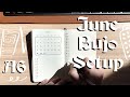 June A6 BUJO Setup - SUPER MINIMALISTIC