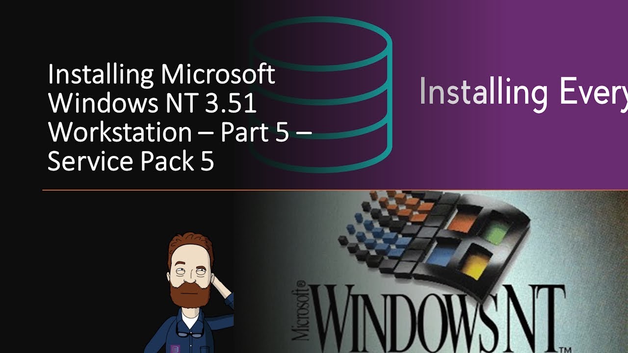 Windows NT 3.51 Workstation - Part 5 - Service Pack 5 - YouTube