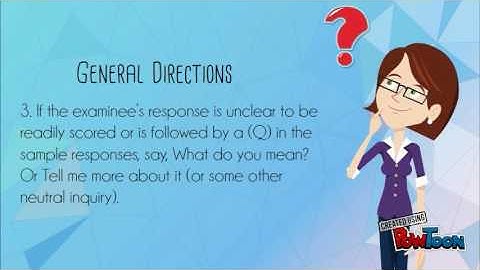 Comprehension subtest - WAIS