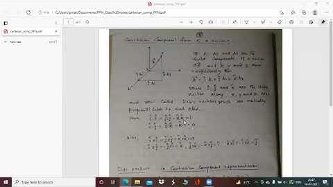 Physics | Vector Calculus |   Lecture 3 |  Dr.  Pinak Pani  Nath