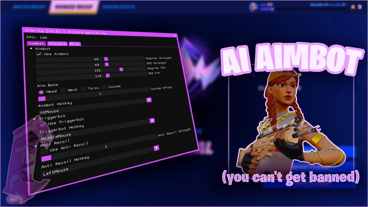 new ai aimbot showcase | clarity v2 - YouTube
