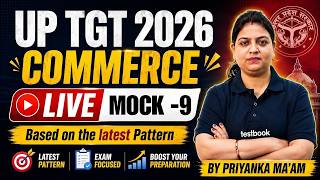 UP TGT Commerce Classes 2026 | UP TGT Commerce Mock Test 9 | UP TGT Commerce Preparation By Priyanka