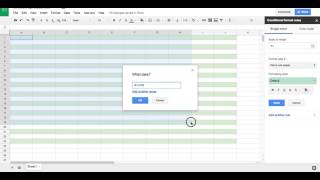 Adding alternate color rows to Google Sheets spreadsheet