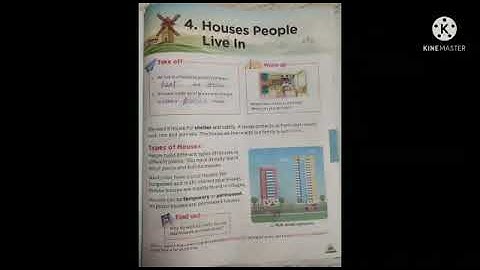 Class 2 - EVS - Ch.-4- Houses people live in