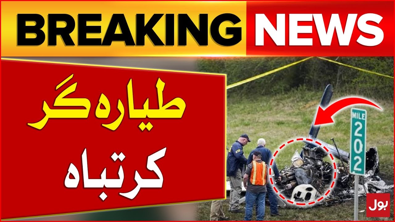 A small plane crashed in America, 5 people were killed Shumaila SMT ...