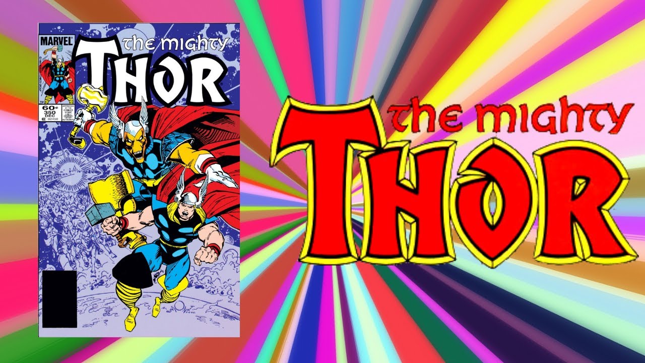 THE MIGHTY THOR - MARVEL Comic Book Covers REVEAL - Issue 350, 351, 352, 353 & 354