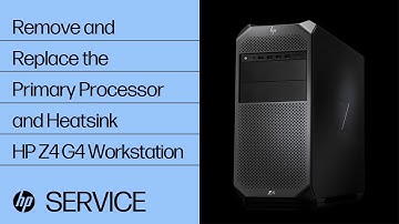 Remove and Replace the Primary Processor and Heatsink | HP Z4 G4 Workstation | HP