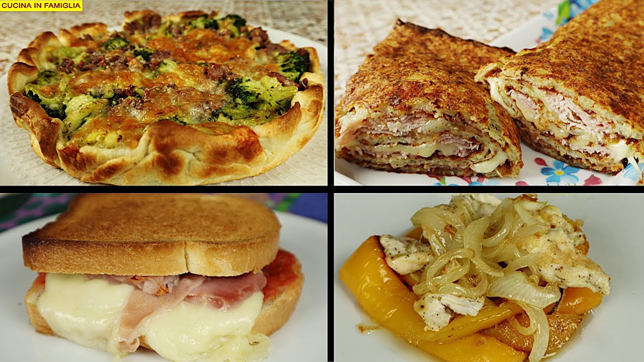 FACILI E VELOCI ecco 4 idee per una cena gustosa