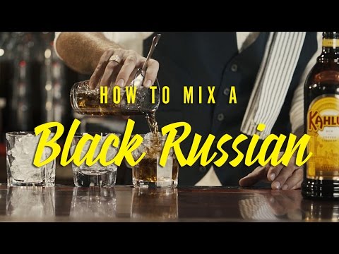 How to mix a perfect Black Russian ☝🏽