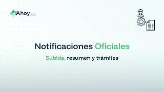Subida, resumen y trámites