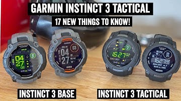 Garmin Instinct 3 Tactical Editions: What