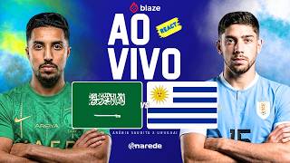 🔴 ARÁBIA SAUDITA X URUGUAI AO VIVO | LIVE - REACT DE JOGO AO VIVO DA COPA 2026