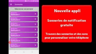 Sonneries de notification gratuite