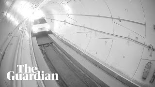 Watch Elon Musk's underground 'loop' test track launch