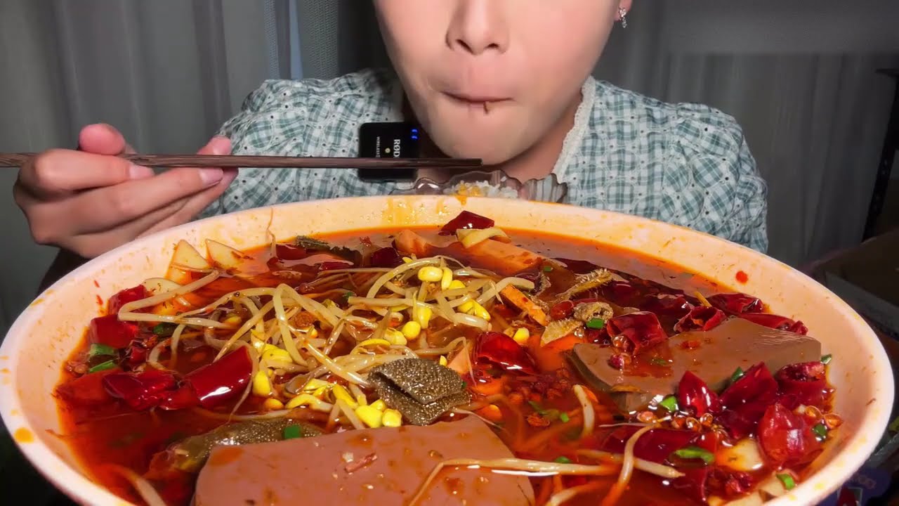 No Talking ASMR 🌶️ | Spicy Maocai Duck Mukbang | Part 14