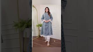 X Very Stylish Summer Dress Design Withlaceprinted Suit Design With Lace Newdress Design 2024-2025