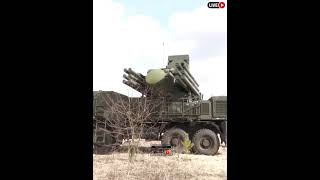 Working of the Pantsir air defense system #shortvideo #shorts