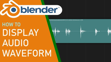 Blender how to display audio waveform